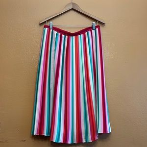 Colorful MIDI JCrew Skirt